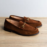 Horsebit Loafer Bourbon Suede