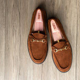 Horsebit Loafer Bourbon Suede