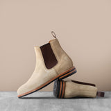 Josephine Chelsea Boot Tan Suede