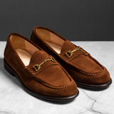 Horsebit Loafer Bourbon Suede