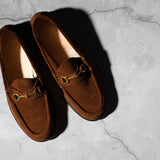 Horsebit Loafer Bourbon Suede