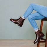 Josephine Chelsea Boot Crimson Chromexcel